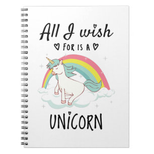 All I wish for is a Unicorn Notebook