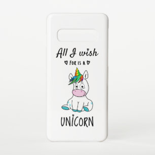 All I wish for is a Unicorn Samsung Galaxy Case