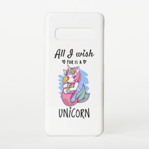 All I wish for is a Unicorn Samsung Galaxy Case