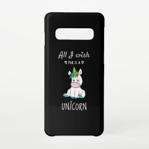 All I wish for is a Unicorn Samsung Galaxy Case