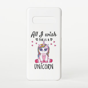 All I wish for is a Unicorn Samsung Galaxy Case