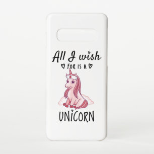 All I wish for is a Unicorn Samsung Galaxy Case