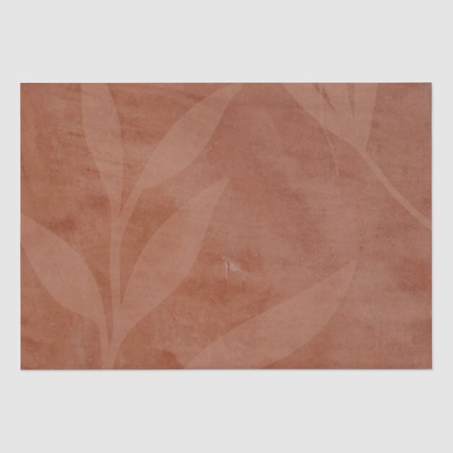 All-in-1 Rustic Terracotta Overlay Wedding Tissue Paper (Front)