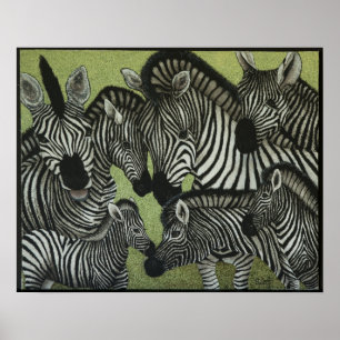 All in black and white poster