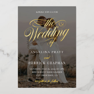 All in One Custom Photo Calligraphy Gold