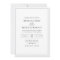 All-In-One Elegant Script Black and White Wedding