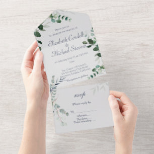 All in One Invitation, Paper: Matte, Envelopes: No Invitation
