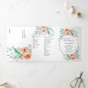 All in one invitation program rsvp details recepti