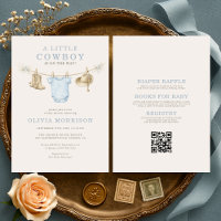 All in One Little Cowboy Clothesline Baby Shower