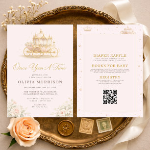 All in One Once Upon A Time Baby Shower Invitation