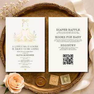All in One Silly Goose Baby Shower Invitation