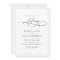 All-In-One Simple Classic Black & White Wedding