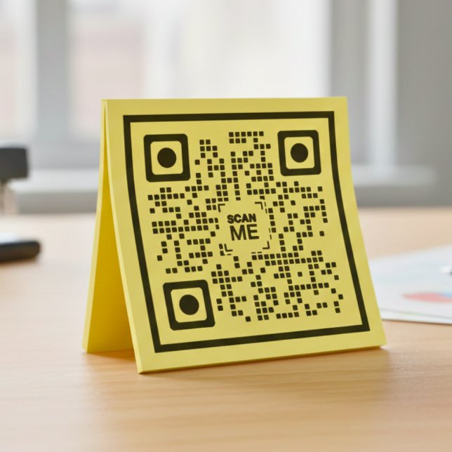 All-In-One Social Media QR Code Scan Me Influencer Self-inking Stamp (Social Media QR Code Self-Inking Rubber Stamp)
