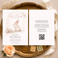 All in One Some Bunny Pink Bow Baby Shower