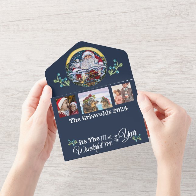 All in One Submarine themed Holiday Card (Opening)