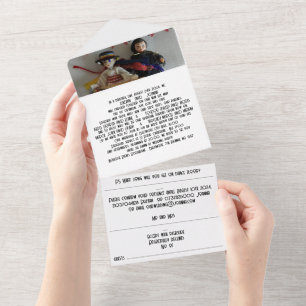 All in One Wedding Invite