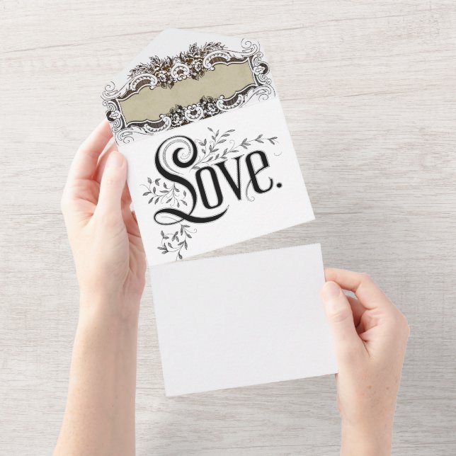 All in One Wedding Invite (Tearaway)