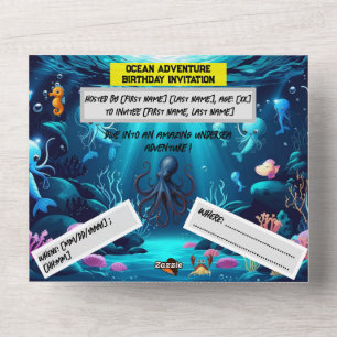 All in One Wedding Invite