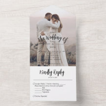 All in One Wedding Invite