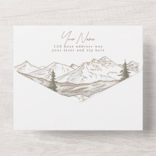 All in One Wedding Invite