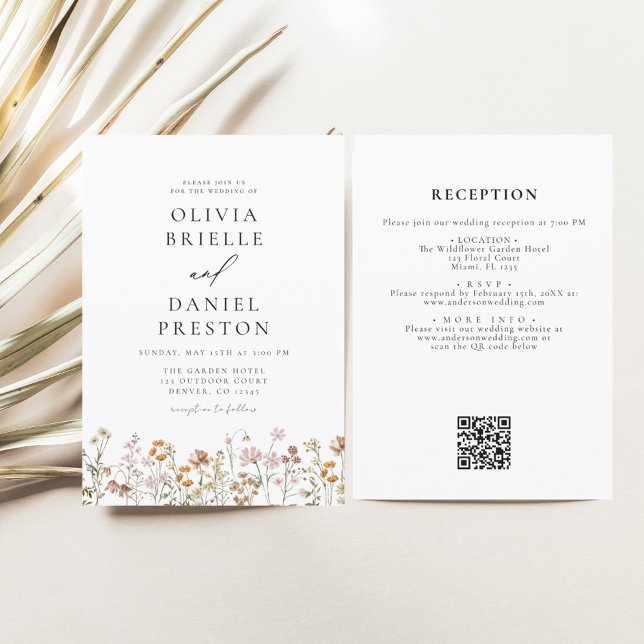 All in One Wildflower  QR Code Garden Wedding (Creator Uploaded)