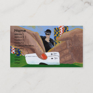 All In Poker Business Cards