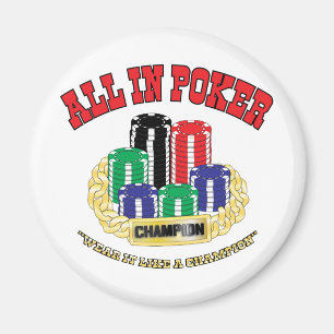 All In Poker Magnet
