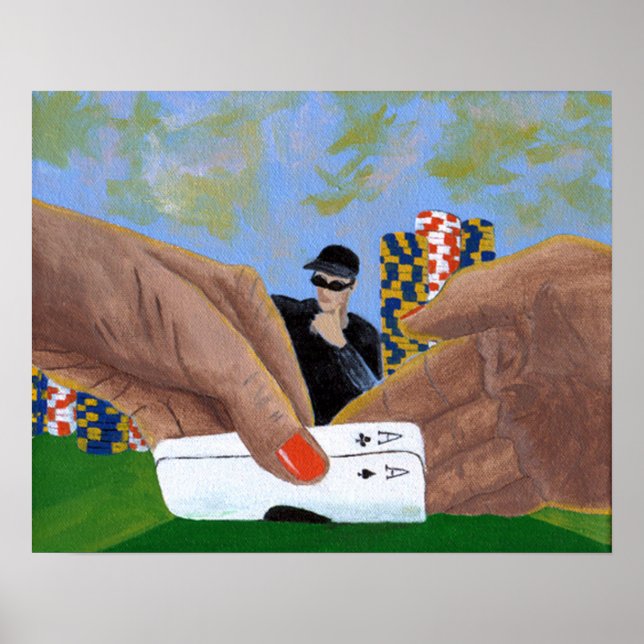 All In Poker Print (Front)