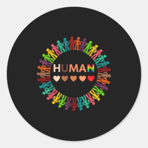 All-inclusive Hearts For Blm Racial Justice &amp;  Classic Round Sticker