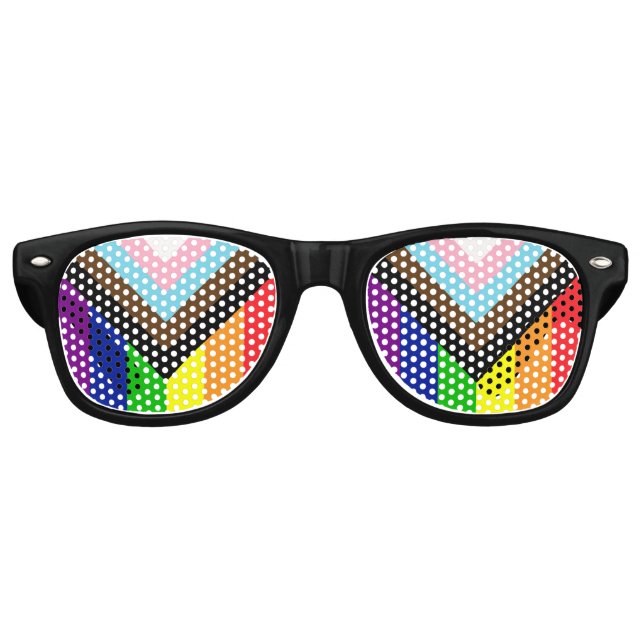 ALL INCLUSIVE LGBTQ+ RETRO SUNGLASSES (Front)