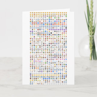 All iPhone / iOS emojis Card