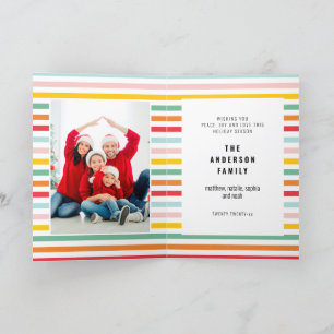 all is bright 1 photo Merry Christmas Holiday Card