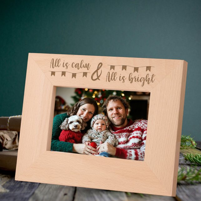 All Is Calm All Is Bright Etched Frames (Creator Uploaded)