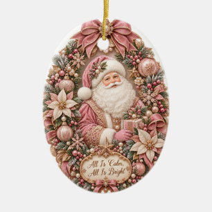All is calm all is well ceramic ornament