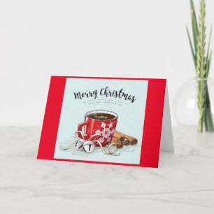 ALL IS CALM/BRIGHT / CUP OF SWEETNESS IS RIGHT HOLIDAY CARD