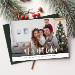 All Is Not Calm | Funny Family Christmas Photo Holiday Card<br><div class="desc">Introducing our "All Is Not Calm | Funny Family Christmas Photo Holiday Cards" – the perfect way to infuse humour and merriment into your holiday greetings! These cards are designed for families who embrace the chaos of the holiday season. Instead of portraying the usual calm and composed holiday scenes, these...</div>