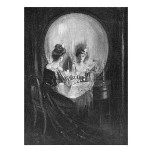 All is Vanity, by Charles Allan Gilbert Poster