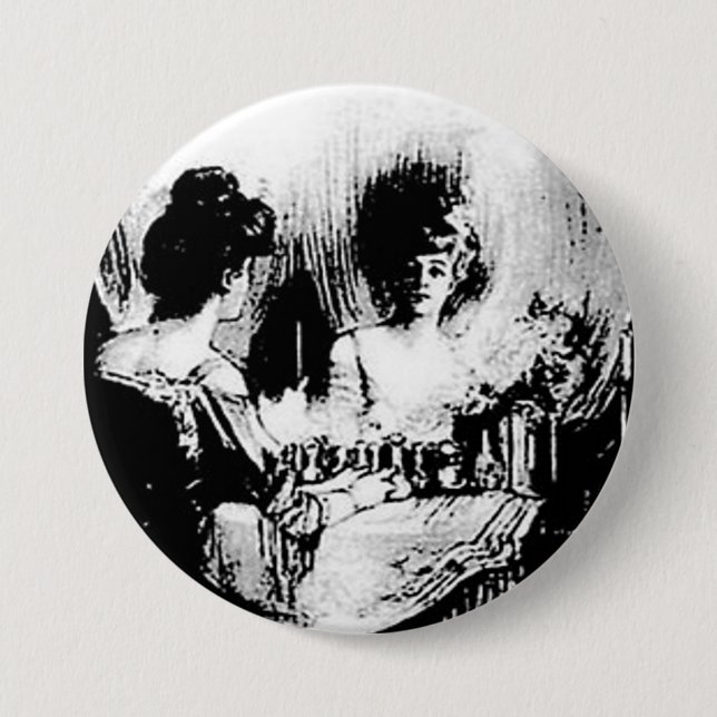 All Is Vanity Charles Allan Gilbert 3 Inch Round Button (Front)