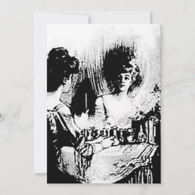 All Is Vanity Charles Allan Gilbert Invitation (Front)