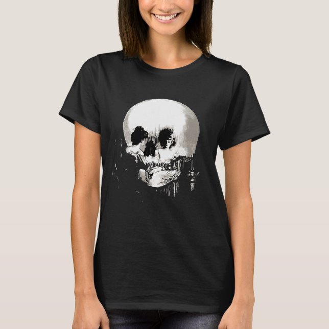 All Is Vanity Life, Death, Existence Painting T-Shirt (Front)