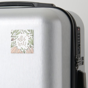 All is Well Floral Magnet