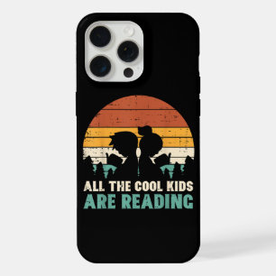 All Kids Are Reading Retro Read Book Lover Boys Gi iPhone 15 Pro Max Case