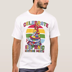 All Latin American Flags Countries Hispanic Herita T-Shirt
