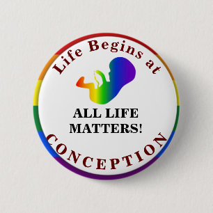 All Life Matters! Pin Button