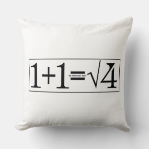 All Math Genius Know Throw Pillow