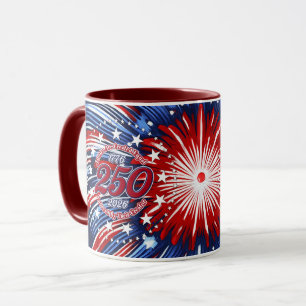All Men Are Created Equal Graphic Fireworks Pop Mug
