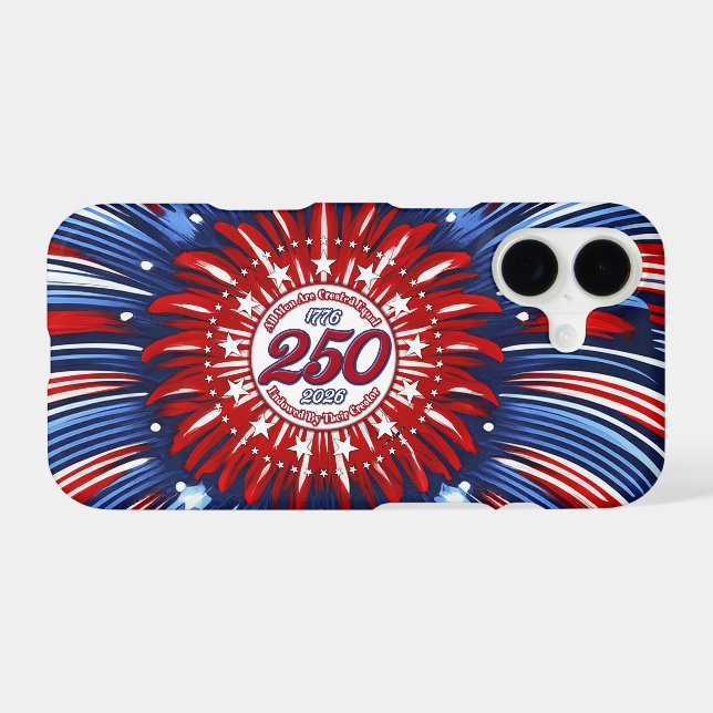 All Men Are Created Equal Graphic Fireworks Pop Wh (Back Horizontal)