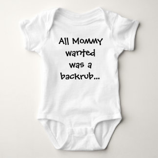 All Mommy Wanted Was a Backrub Creeper