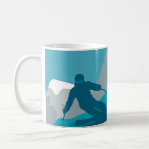 All Mountain Skiing   Coffee Mug