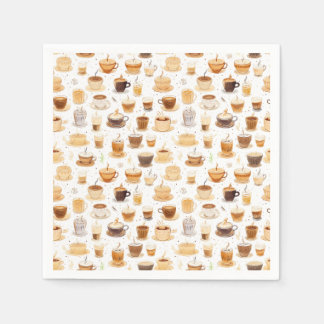 All My Coffee Patchwork Quilt Pattern No8 Napkin